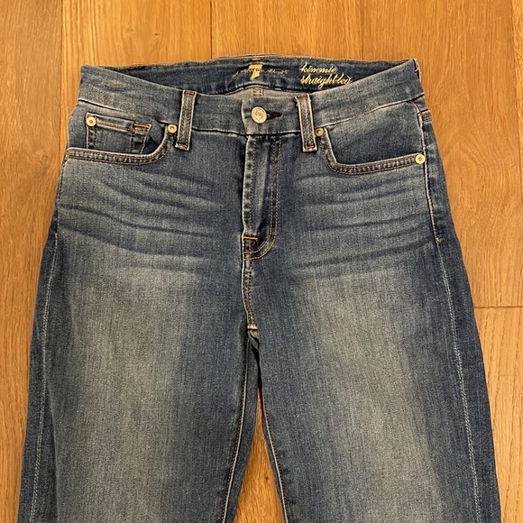 7 For All Mankind Kimmie Straight Leg 28 - Picture 2 of 6